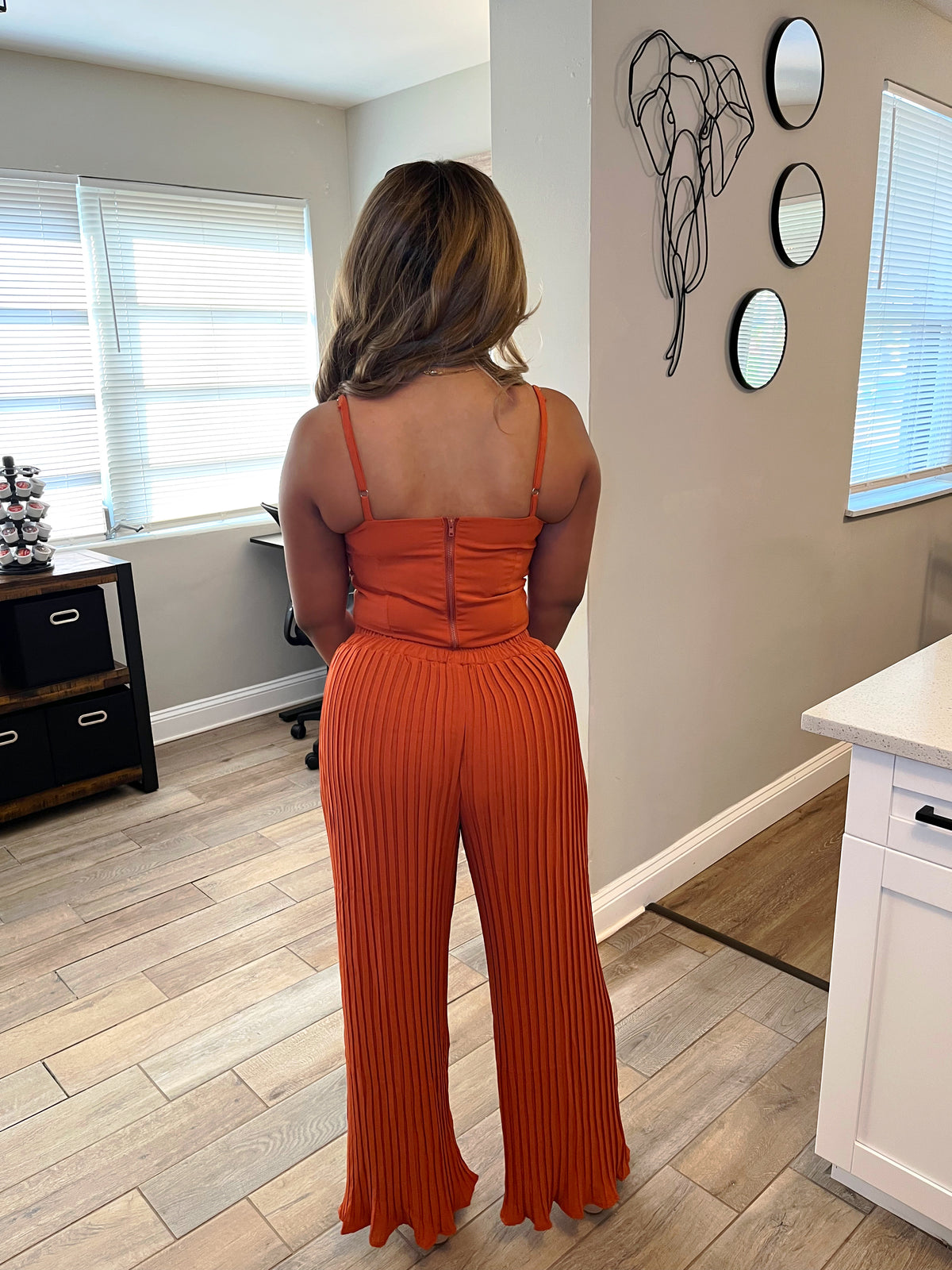 Luxe hour pants set