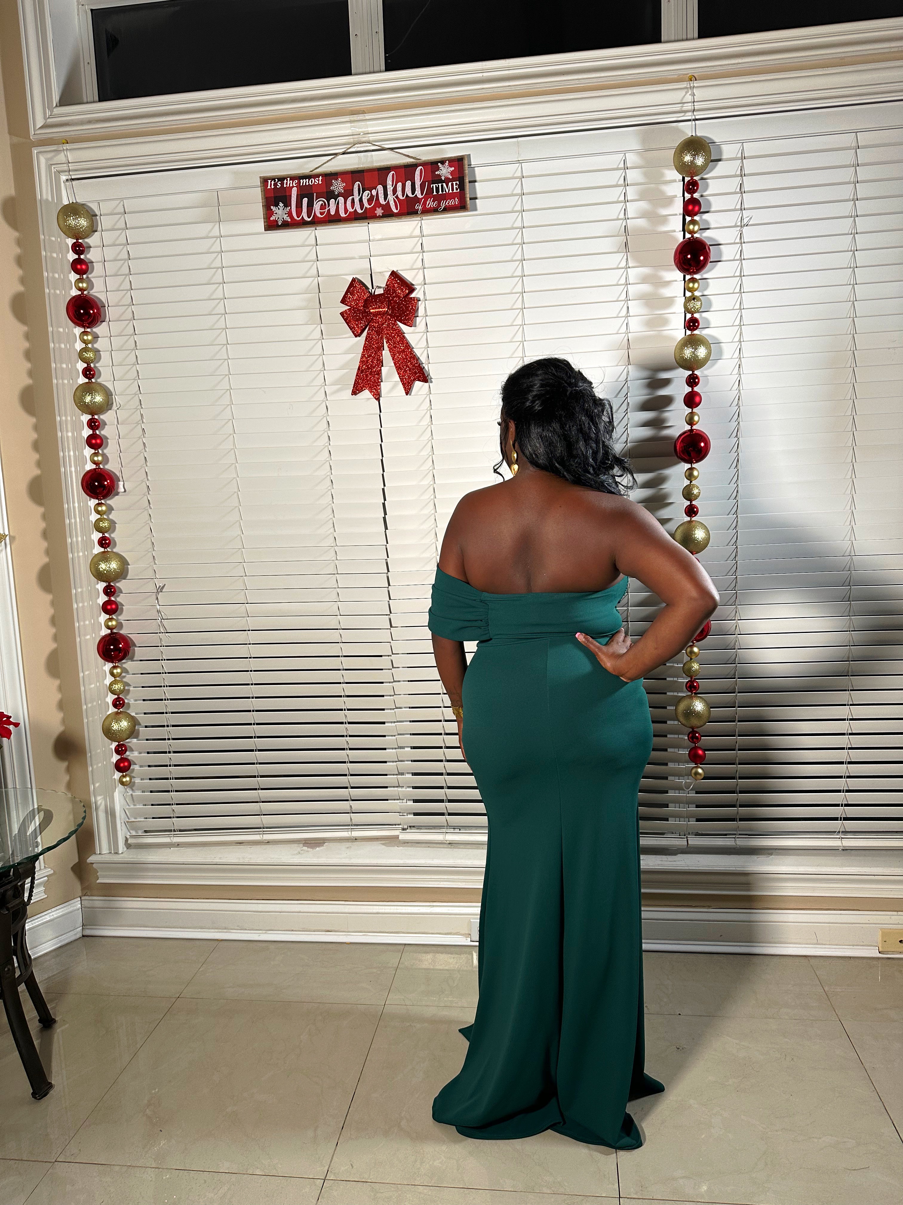 The Emerald Goddess Gown