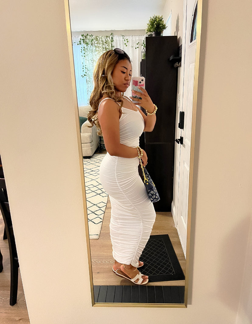 Sasha Bodycon Maxi- White