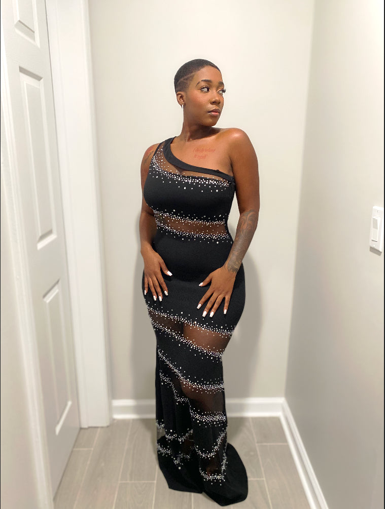 Midnight Starlight Gown