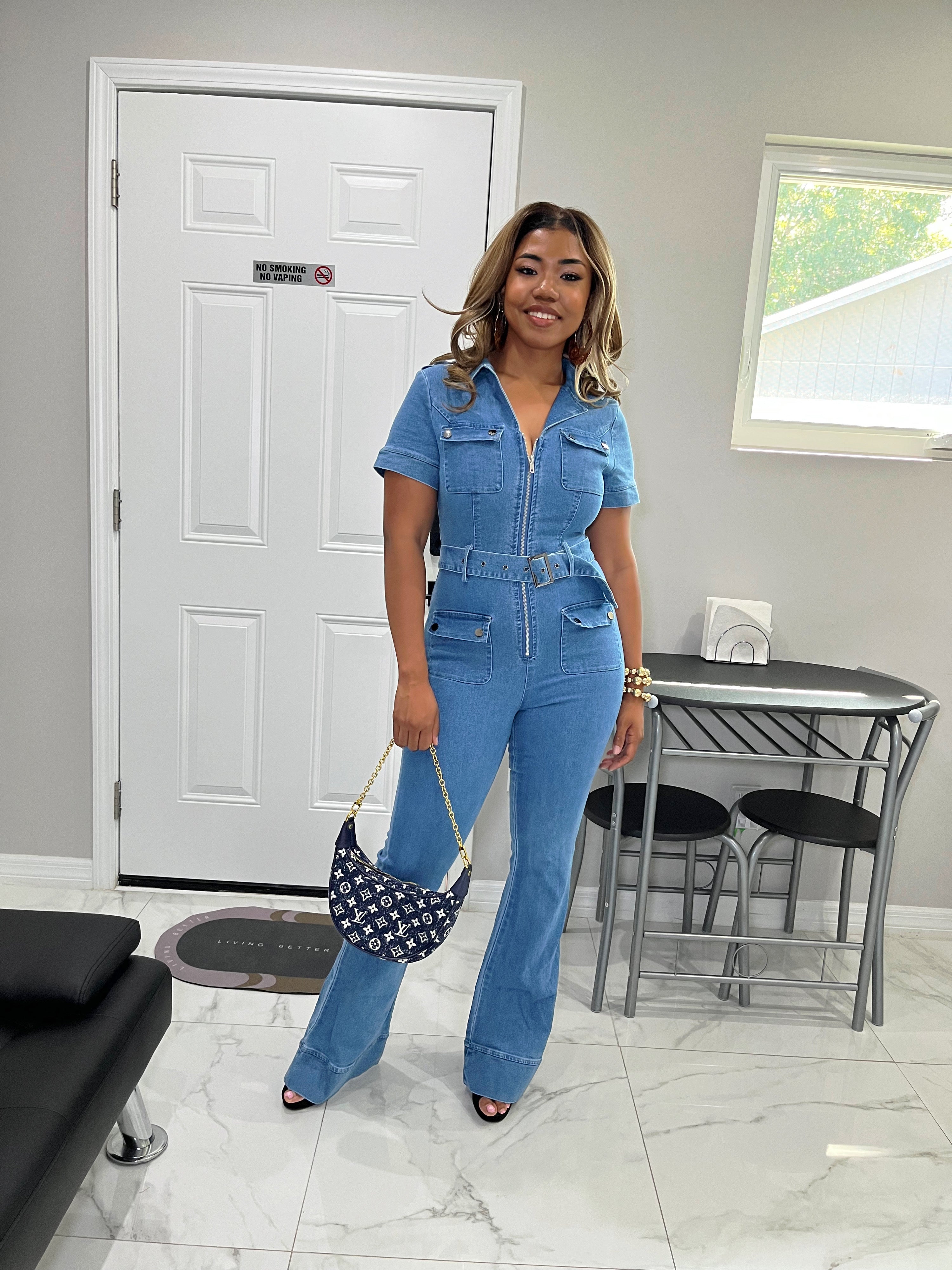 Blue Hour Denim jumpsuit