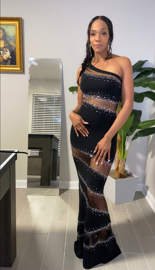 Midnight Starlight Gown