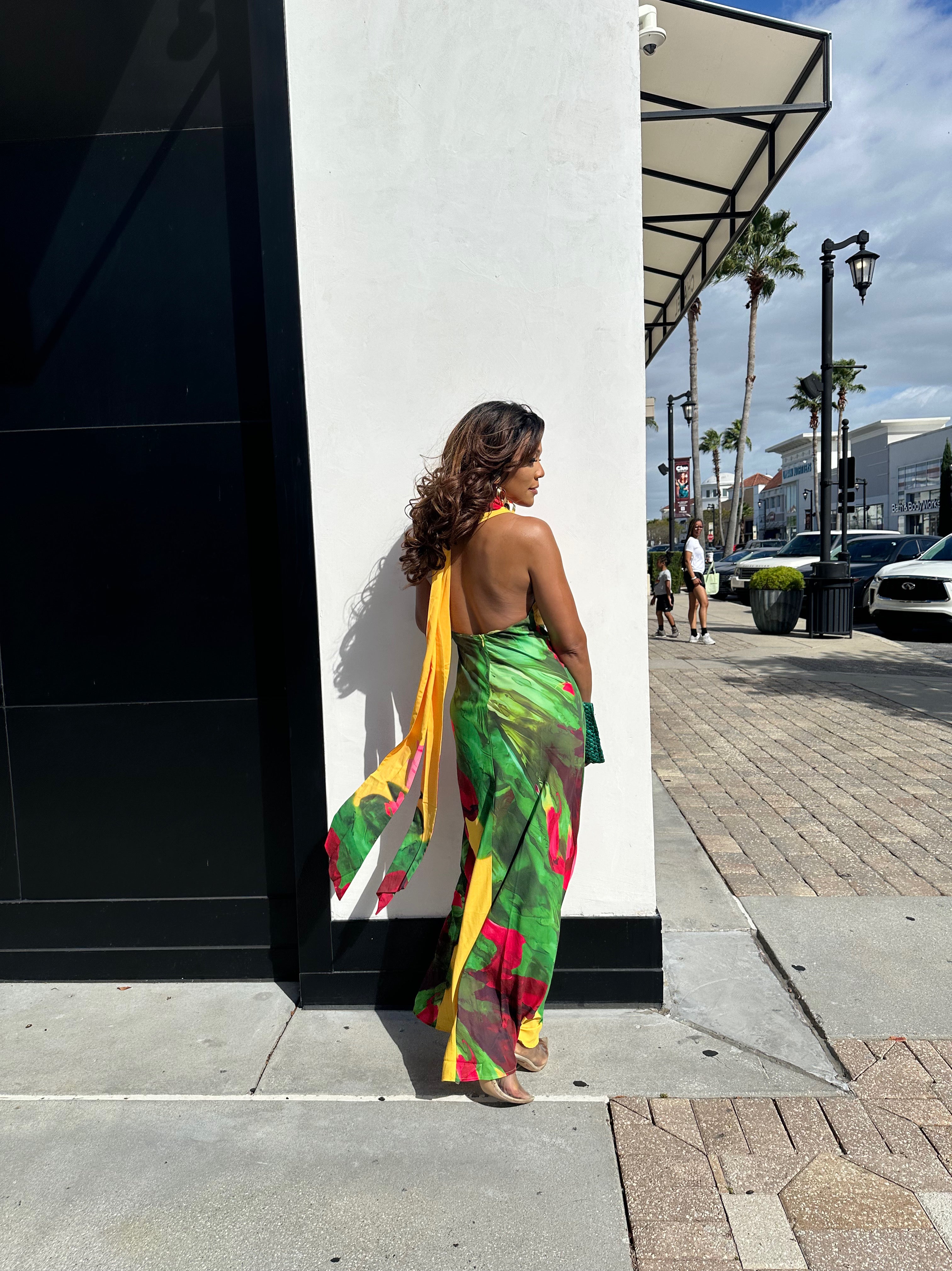 The Rio Sunset Maxi Dress