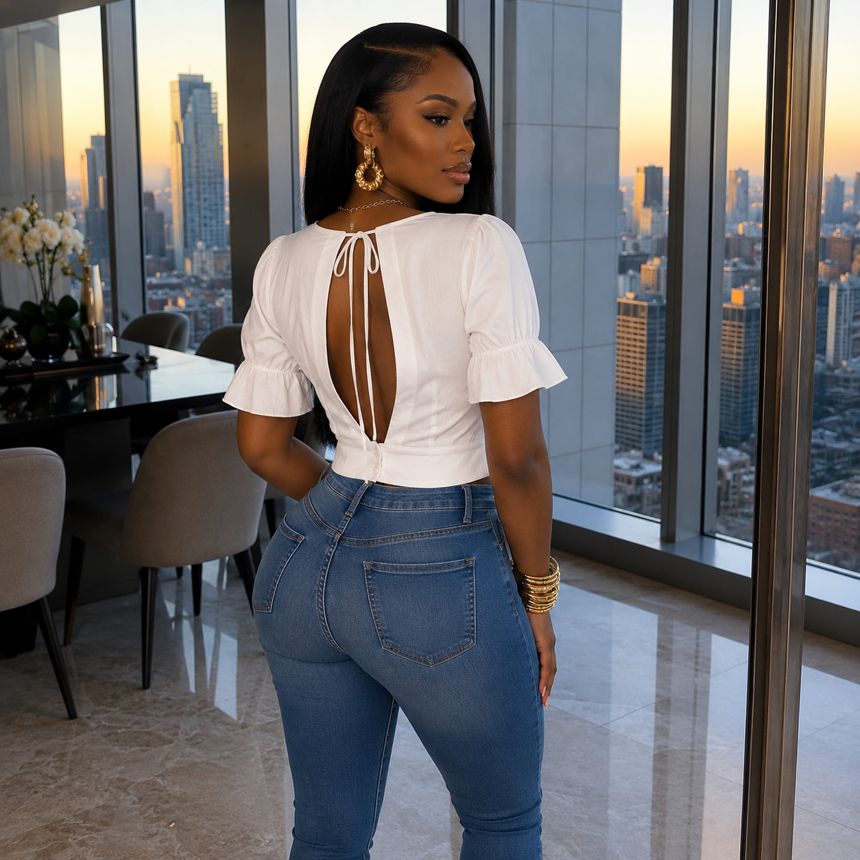 Sophia Puff Sleeve Top