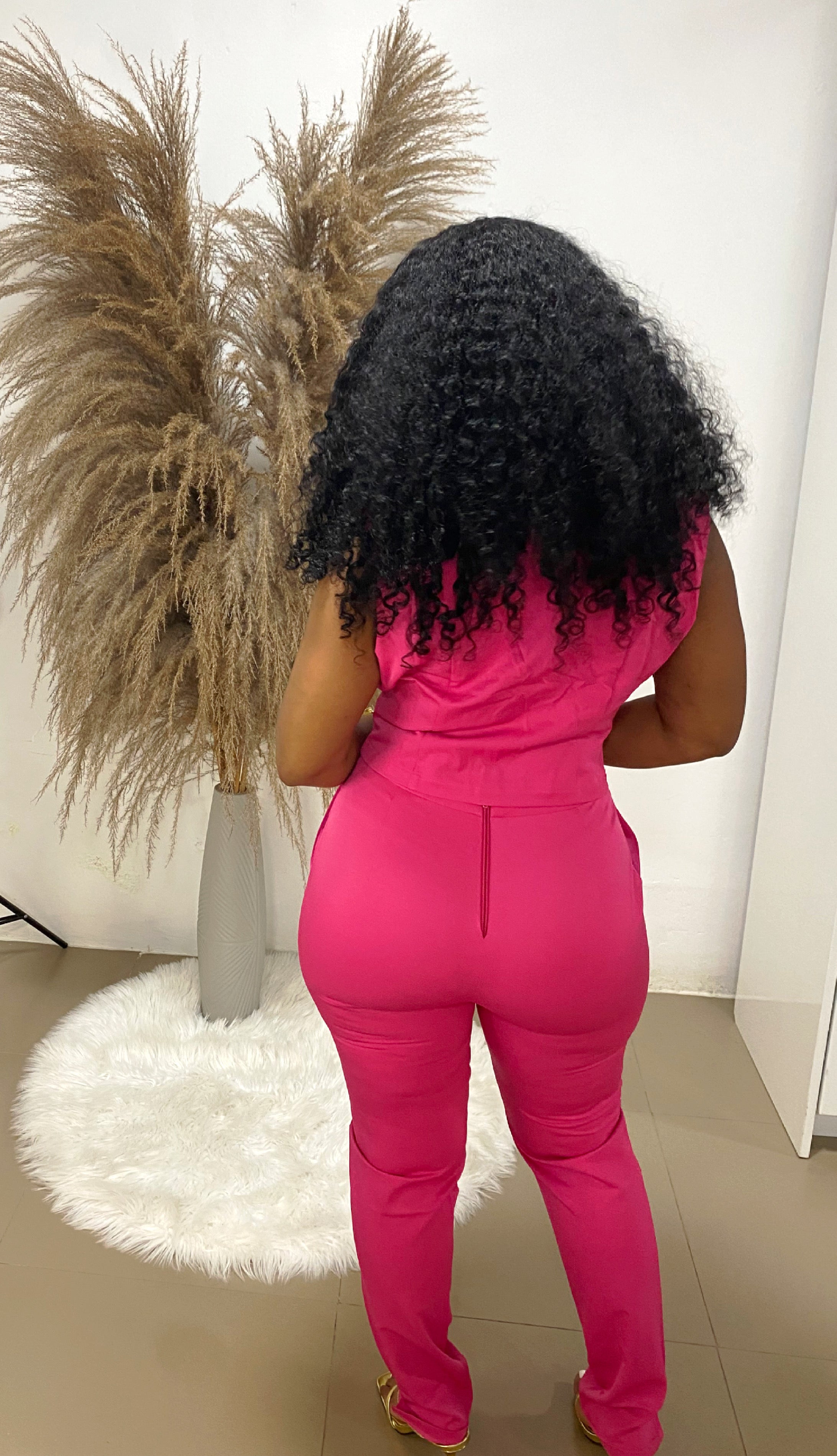 Boss babe Pink Pants set