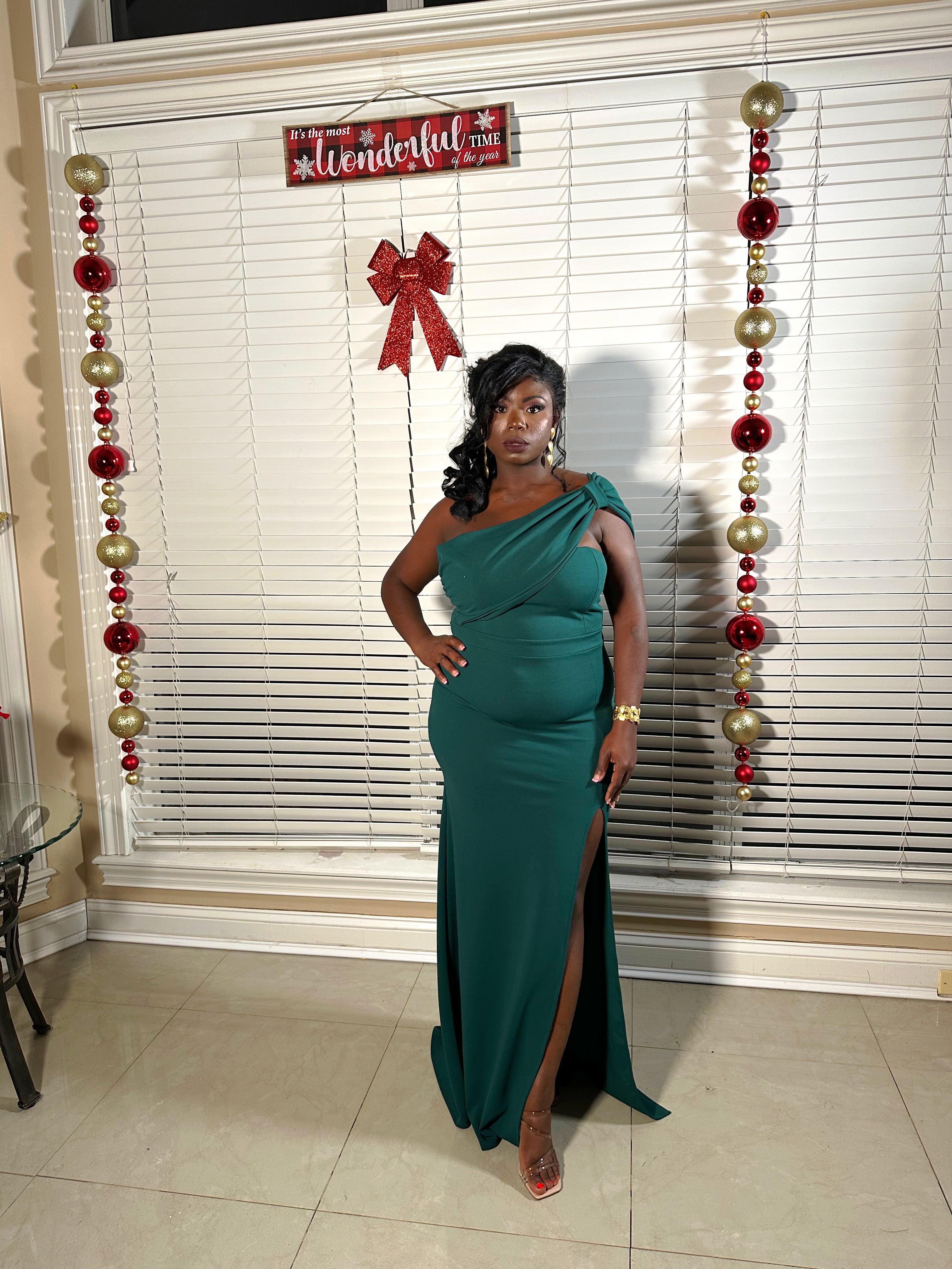 The Emerald Goddess Gown
