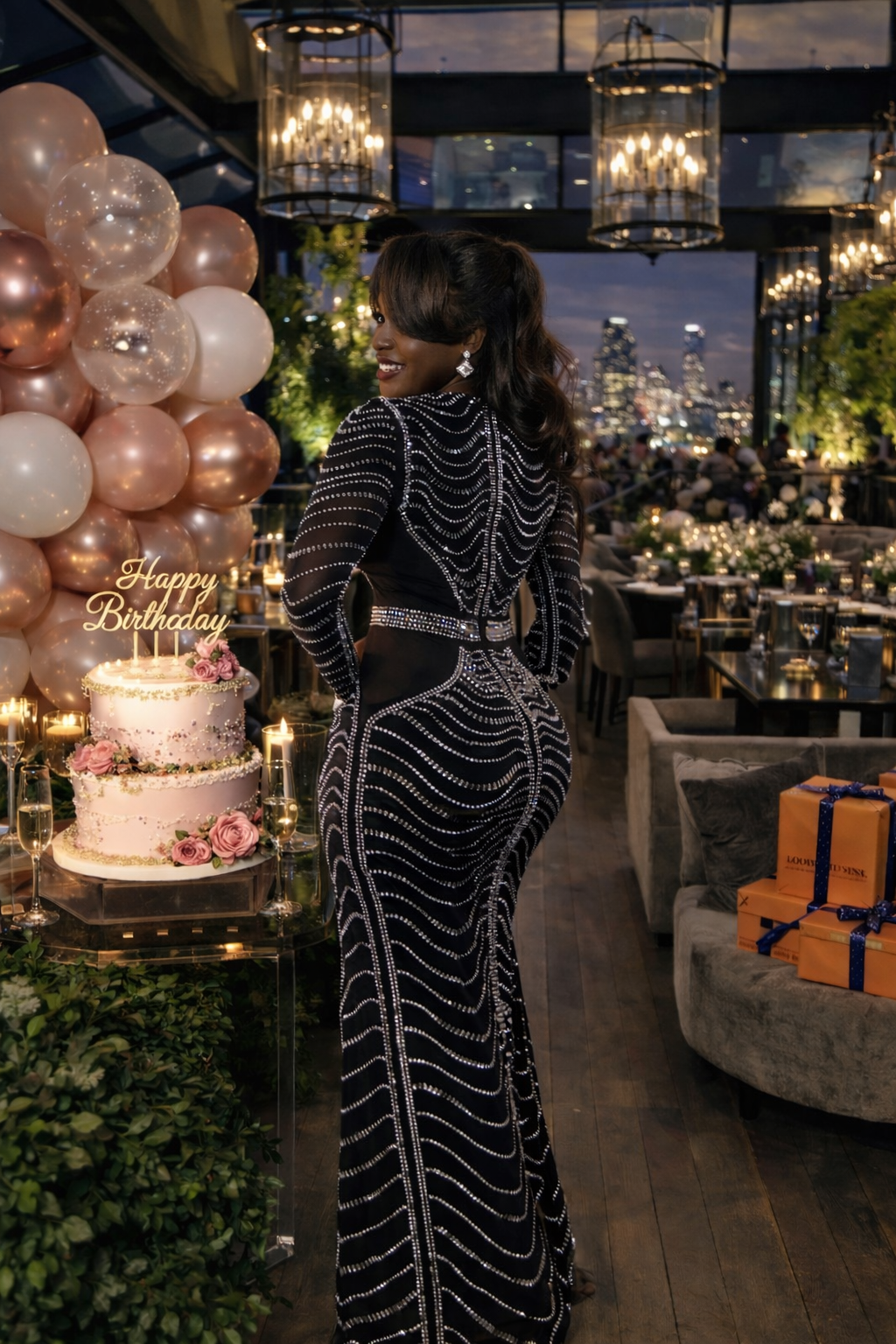 The Midnight Siren Gown