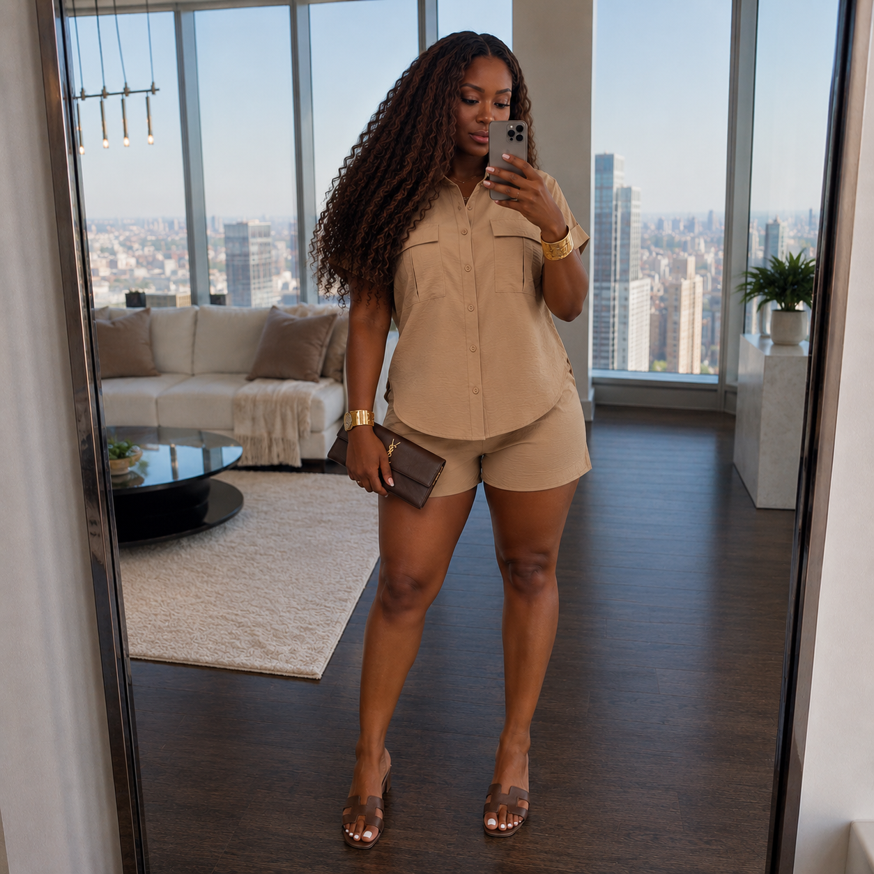 The Mocha Muse Short Set
