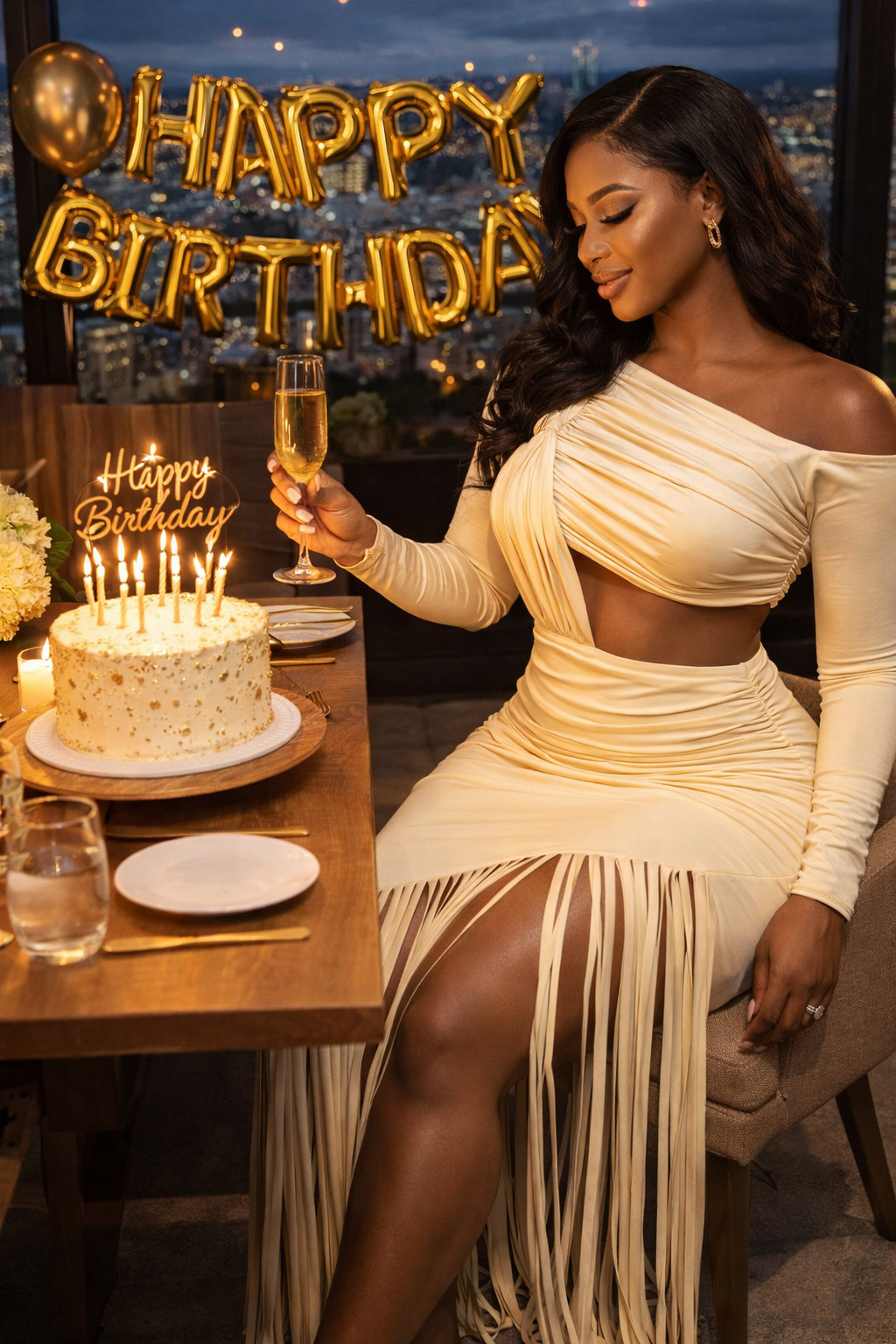 The Aurelia Fringe Dress