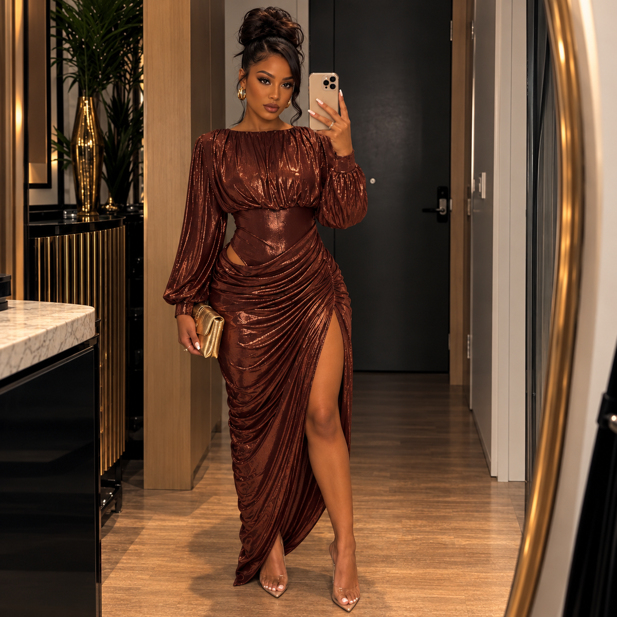 The Bronze Élan Dress