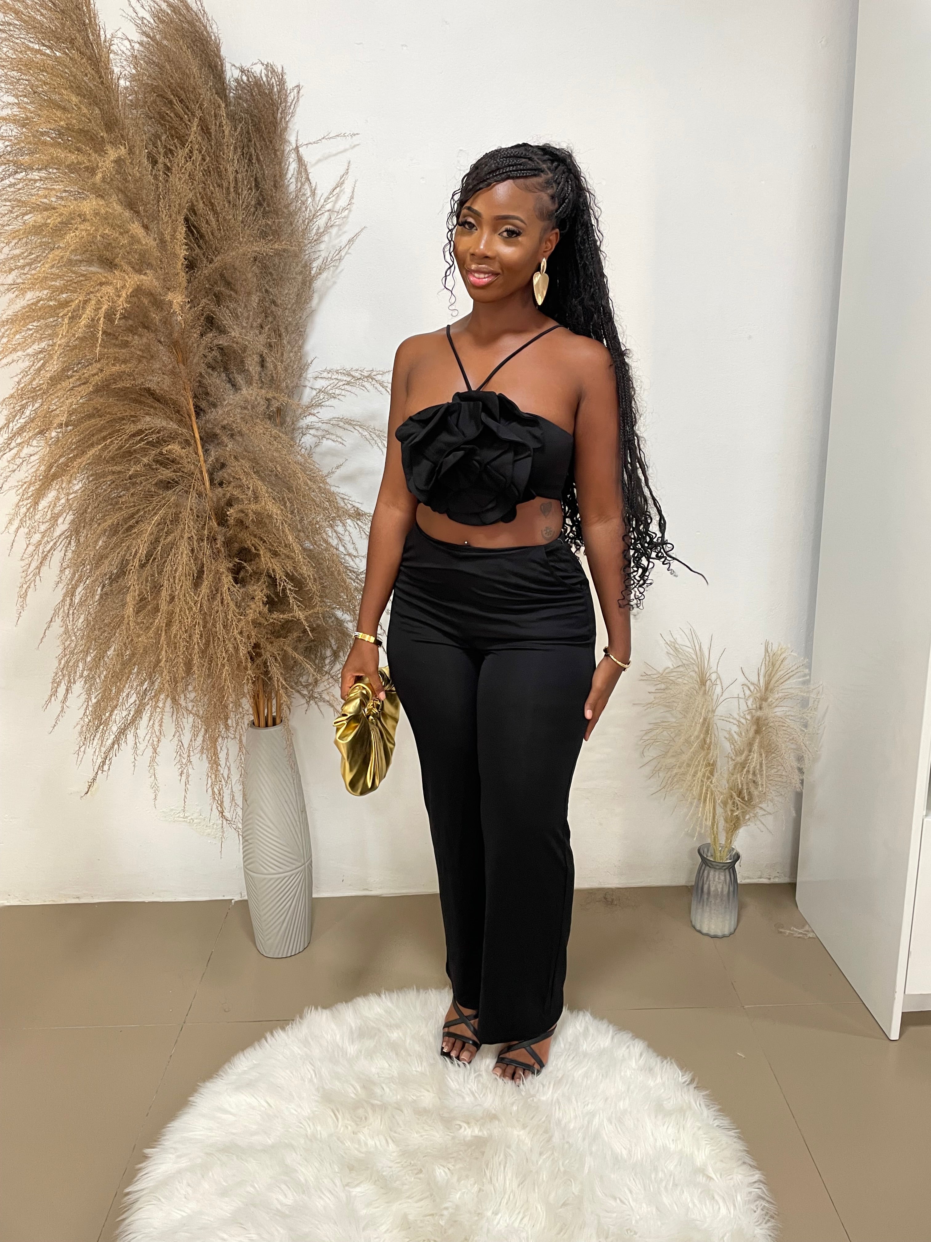 Ebony Blossom jumpsuit