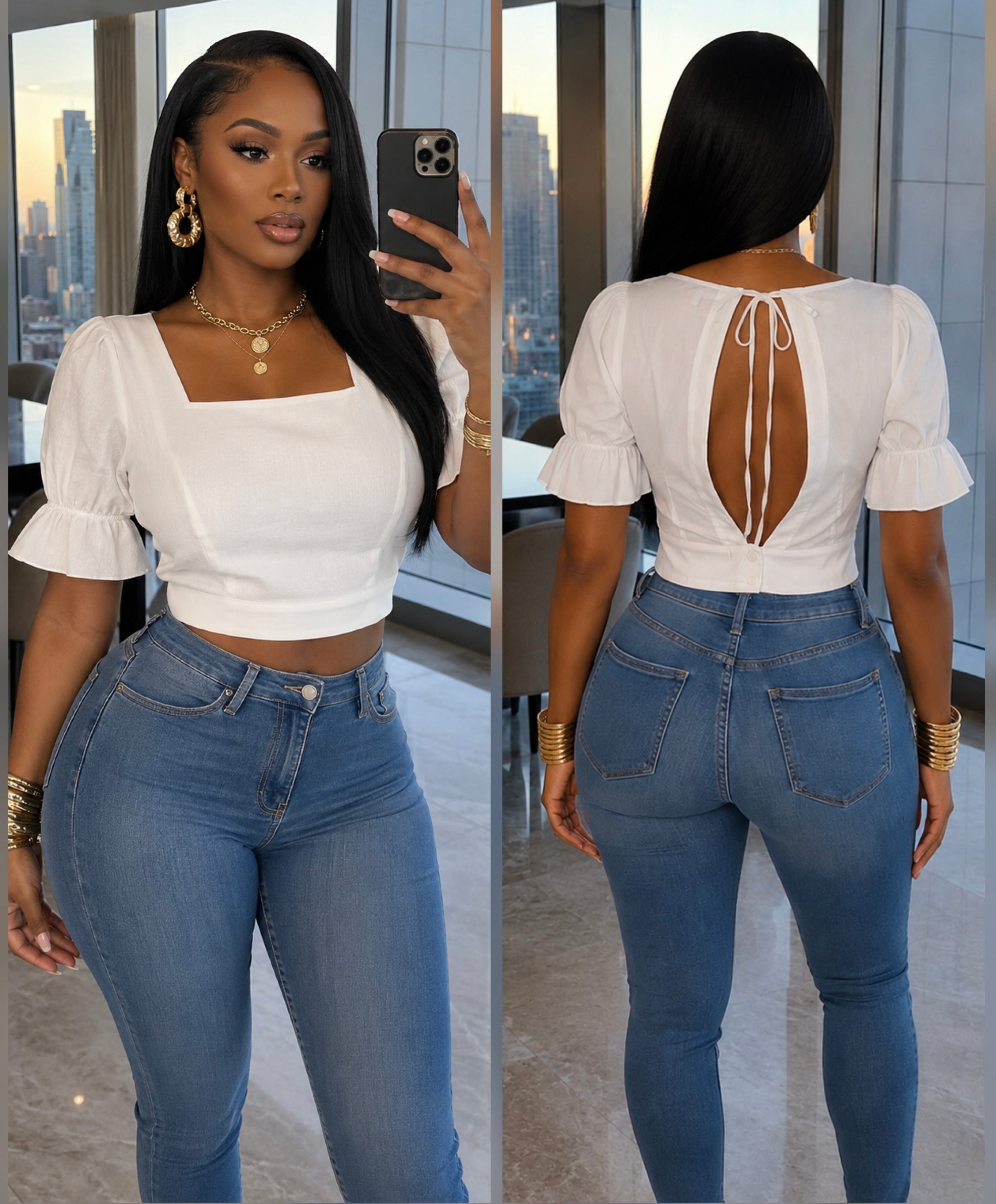 Sophia Puff Sleeve Top