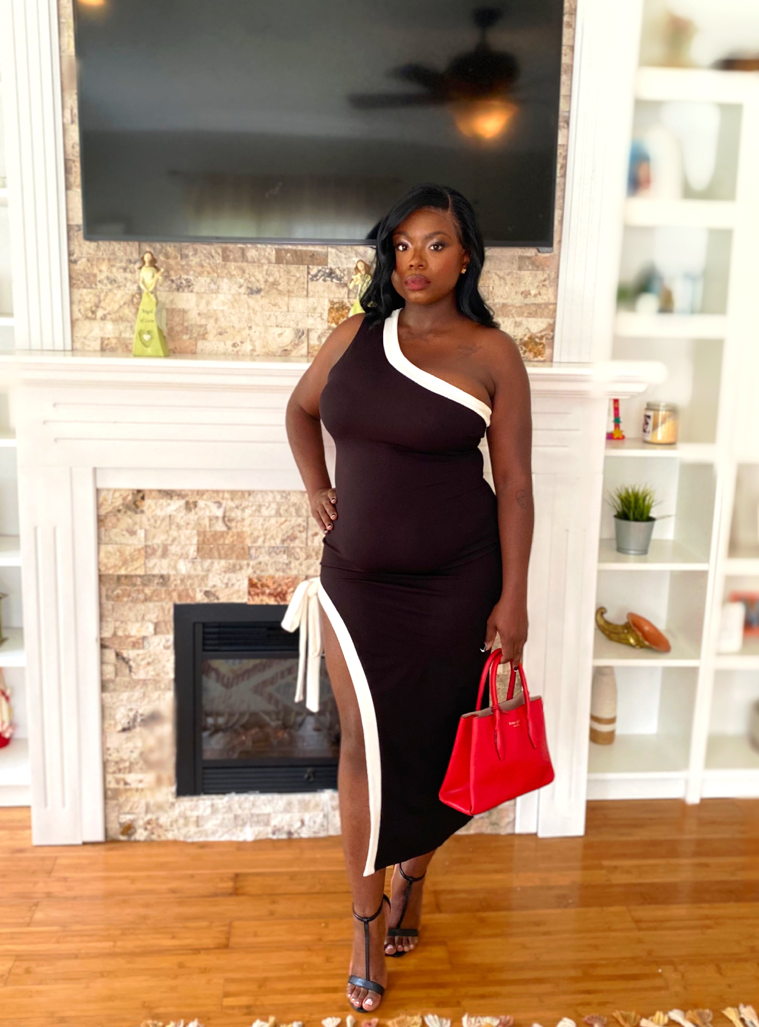 Black cocktail dress