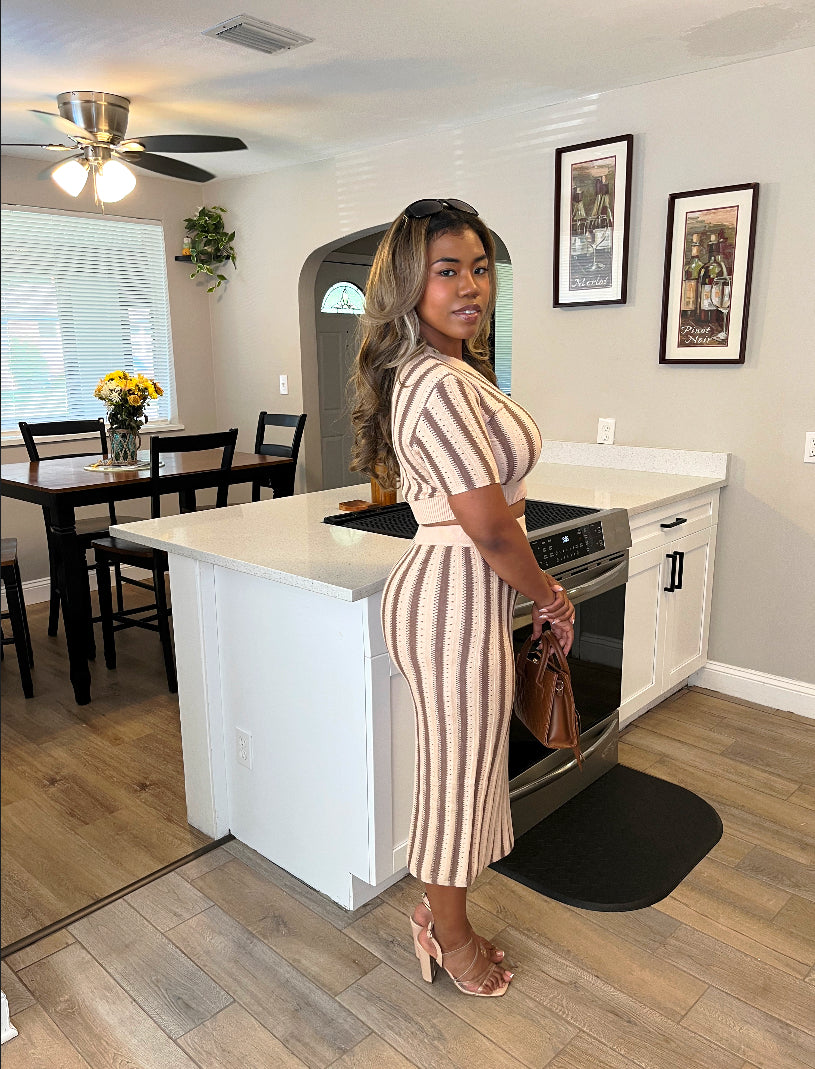 Rose Midi skirt set