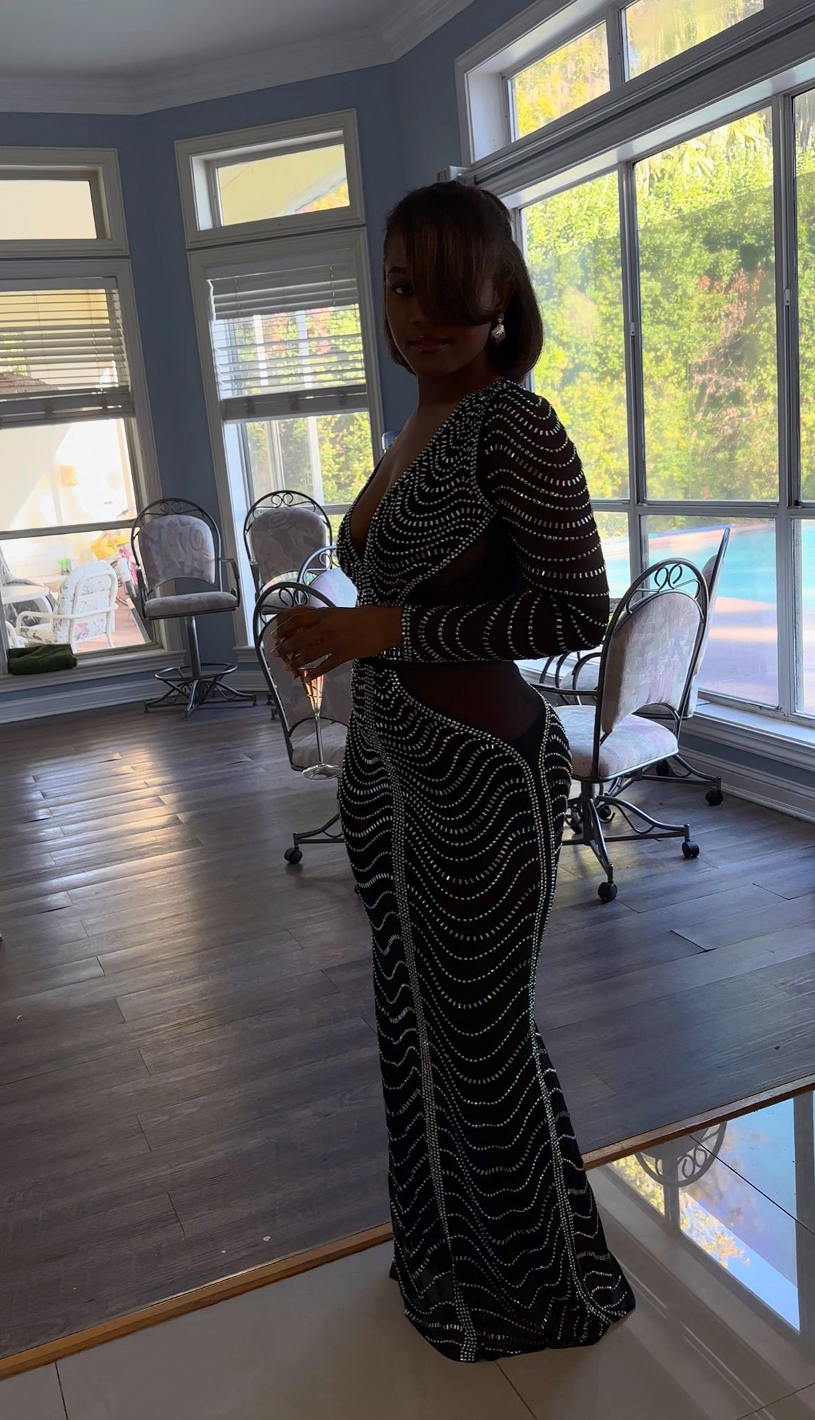 The Midnight Siren Gown