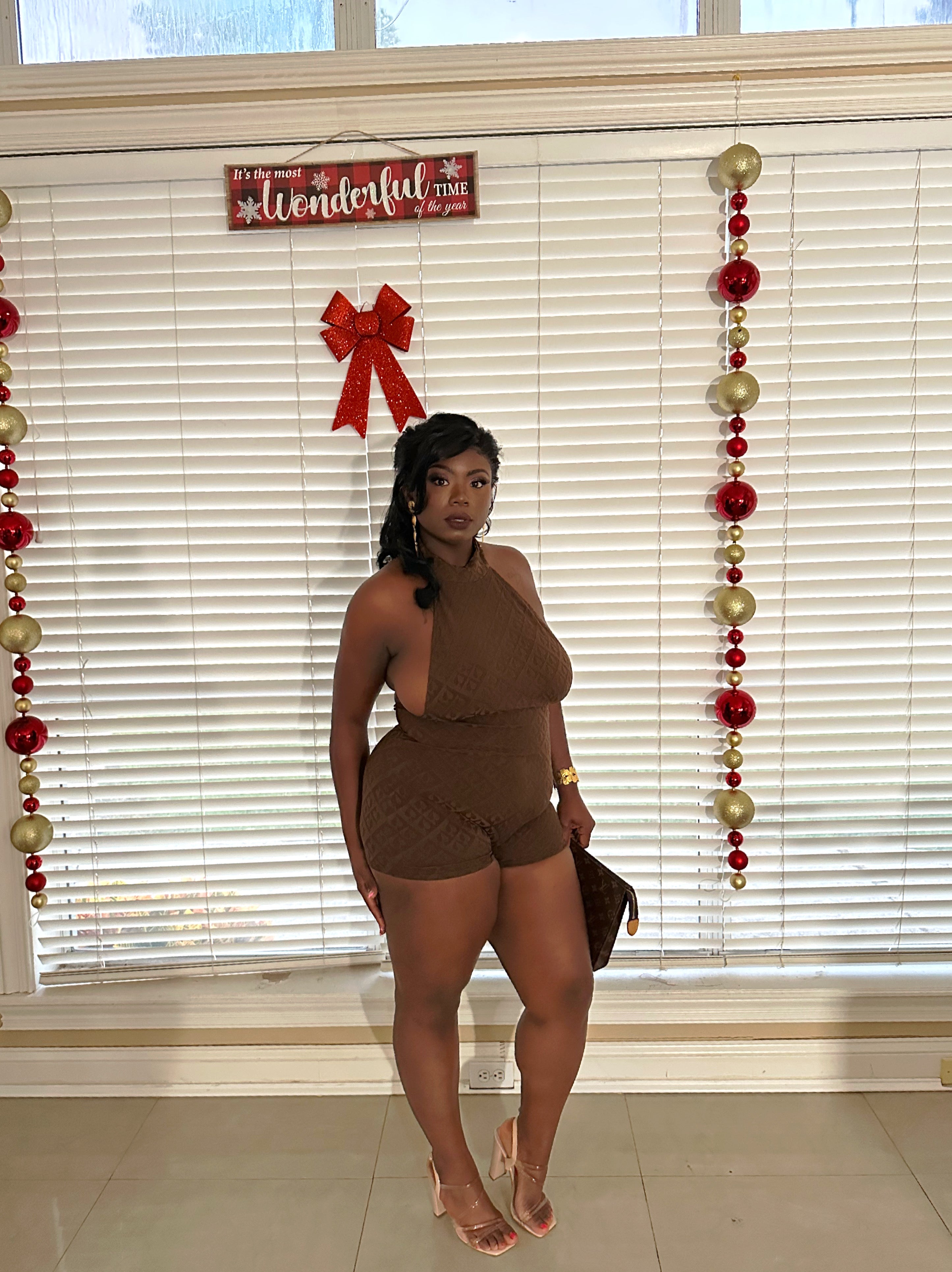 The Ready-to-Celebrate Halter Romper