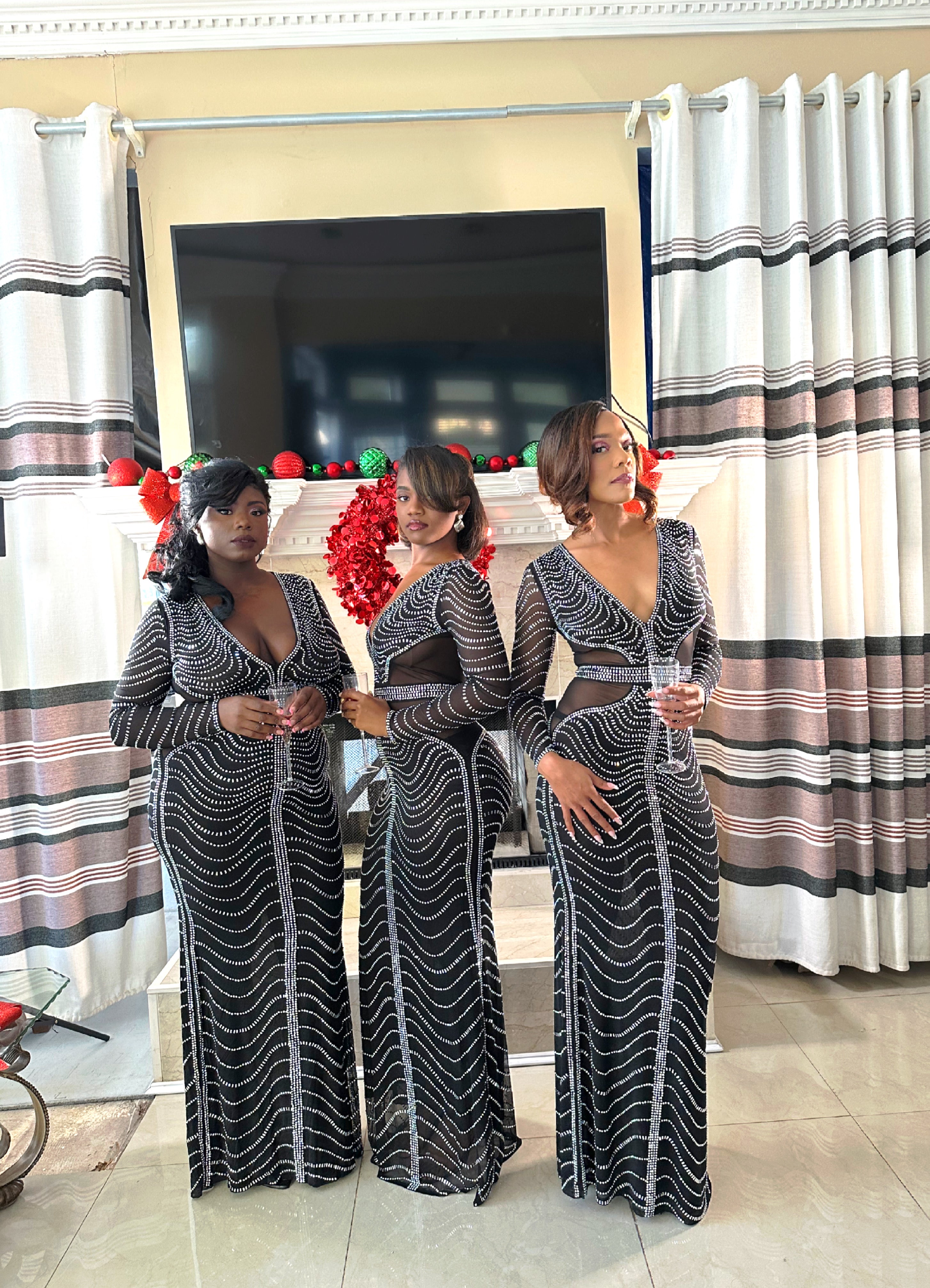 The Midnight Siren Gown