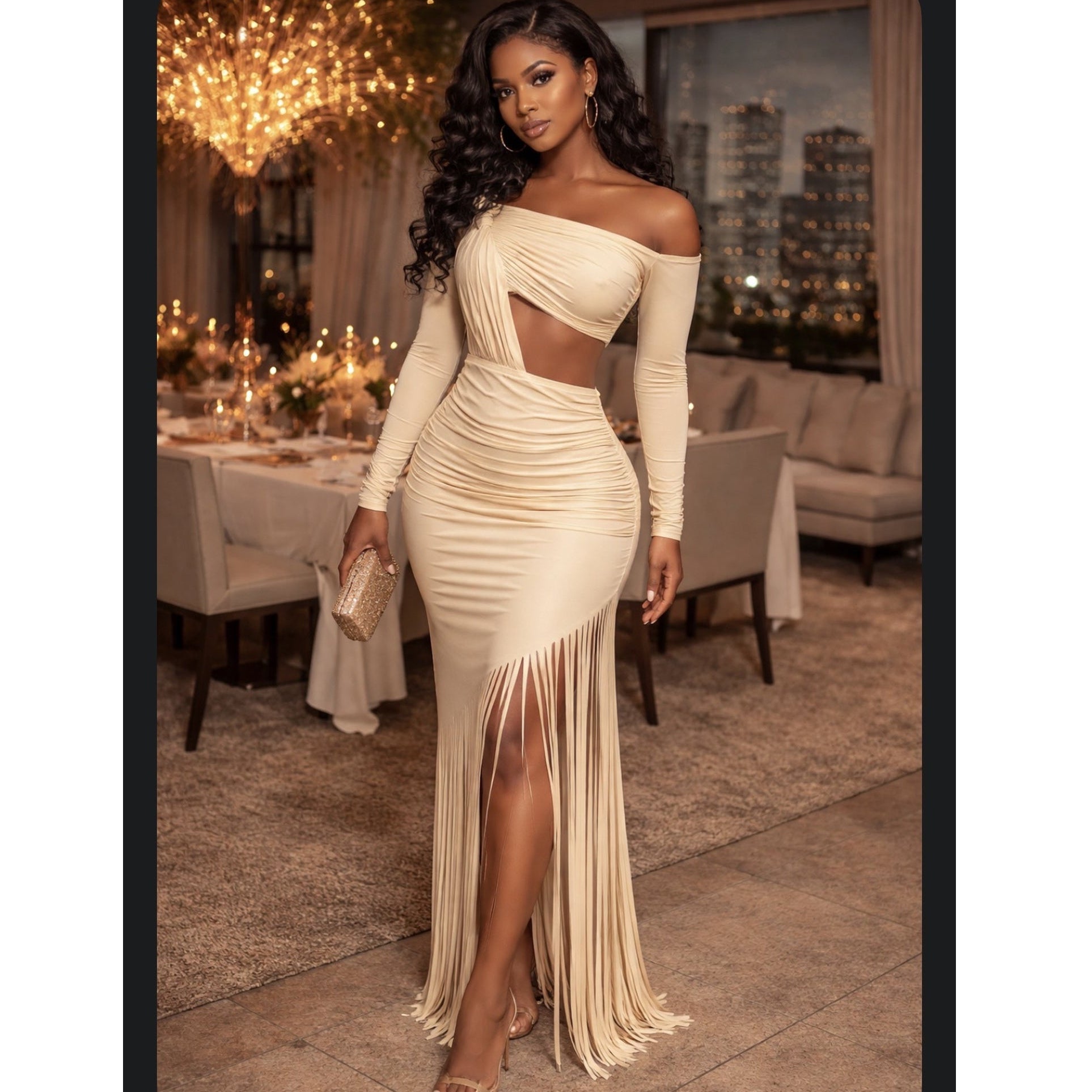 The Aurelia Fringe Dress