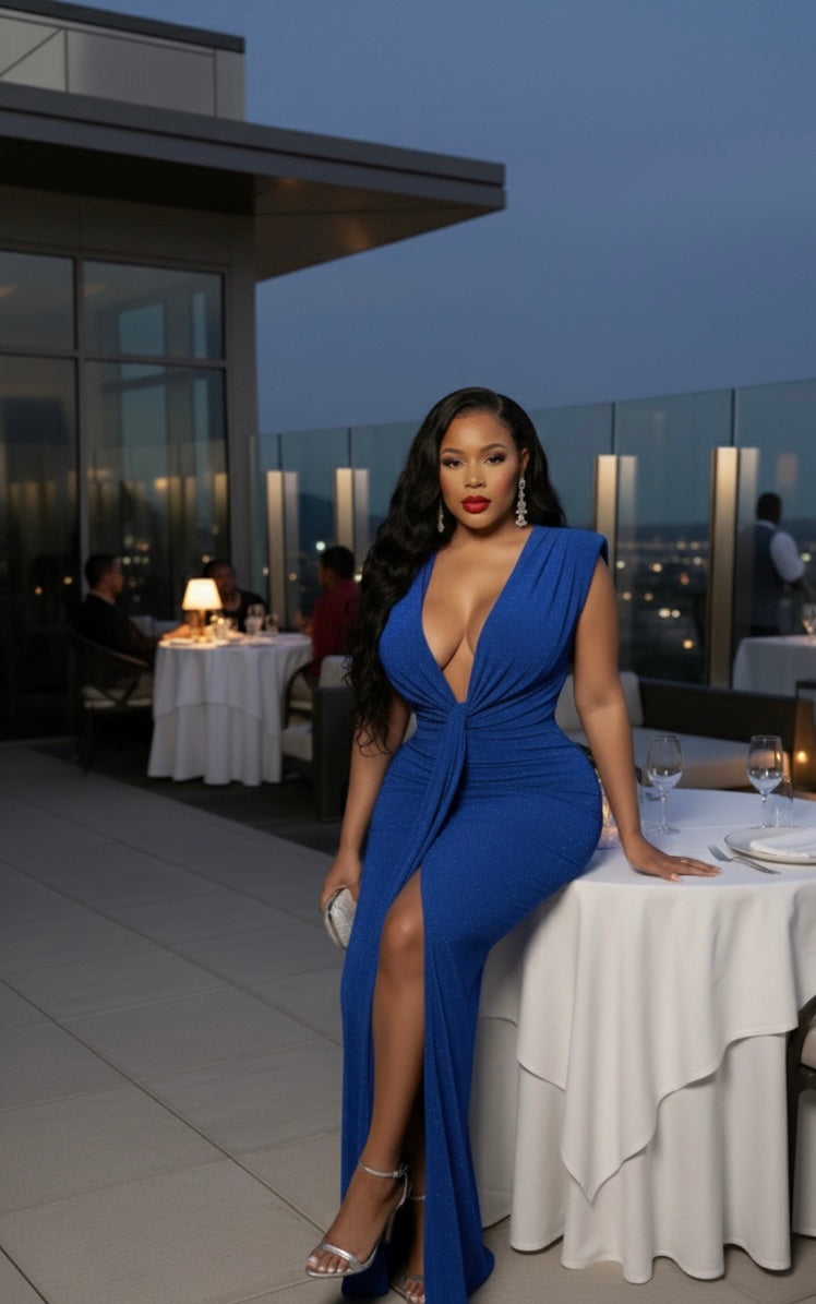 The Royal Aura Shimmer Gown