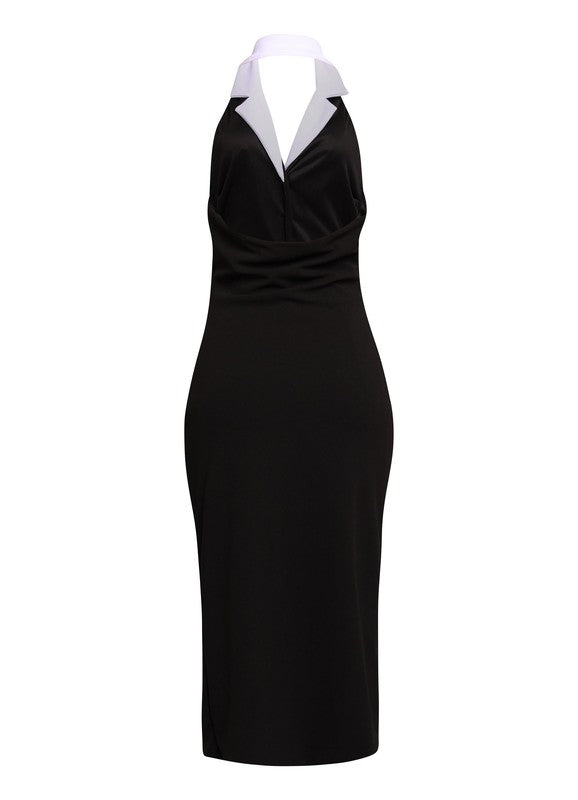 The C-Suite Halter Midi