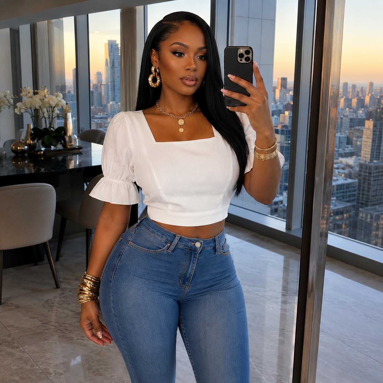 Sophia Puff Sleeve Top