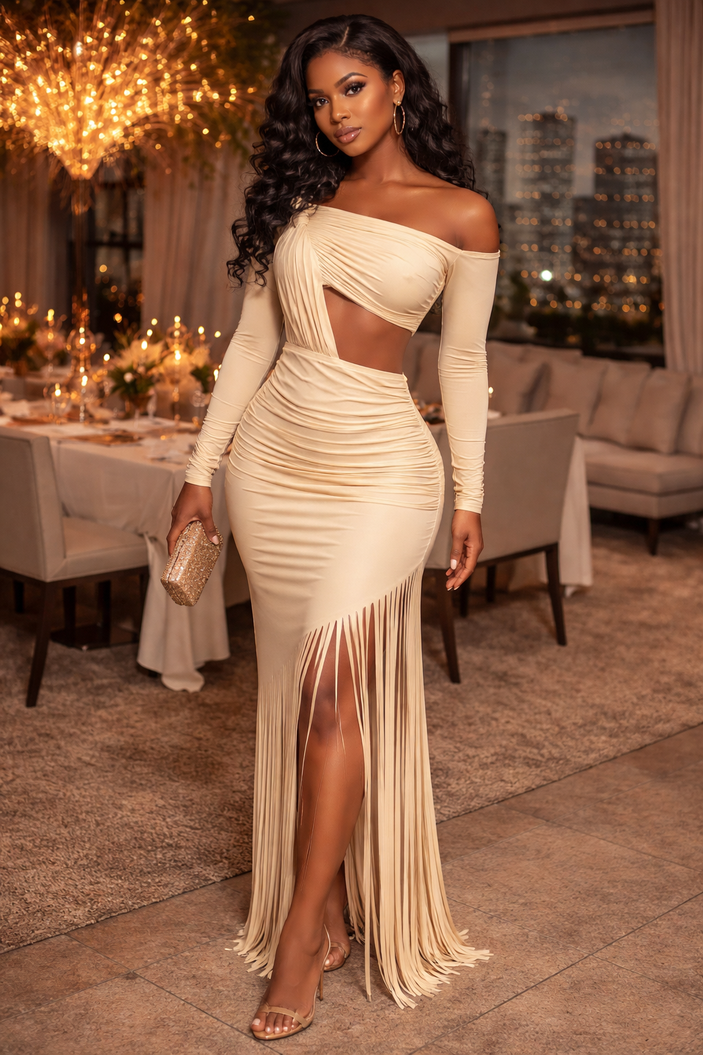 The Aurelia Fringe Dress