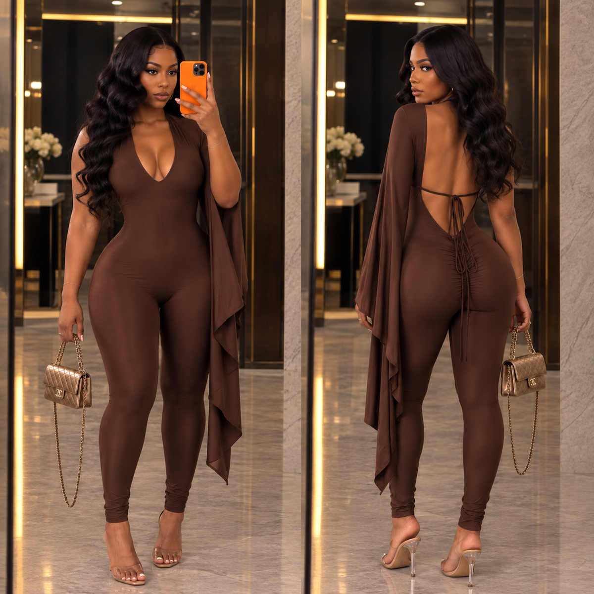 Sienna Drape Jumpsuit