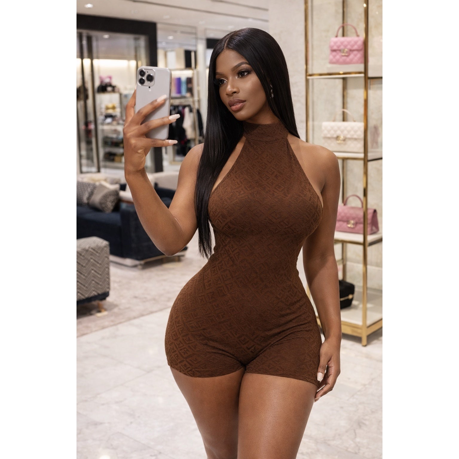 The Ready-to-Celebrate Halter Romper