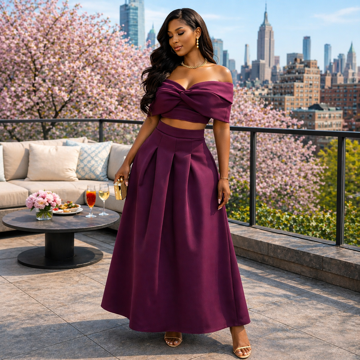 The Aura Maxima set- plum